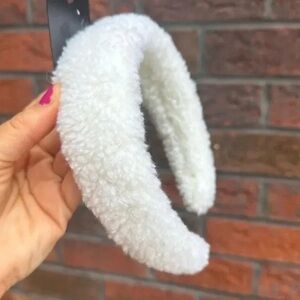 White Puffy Headband
